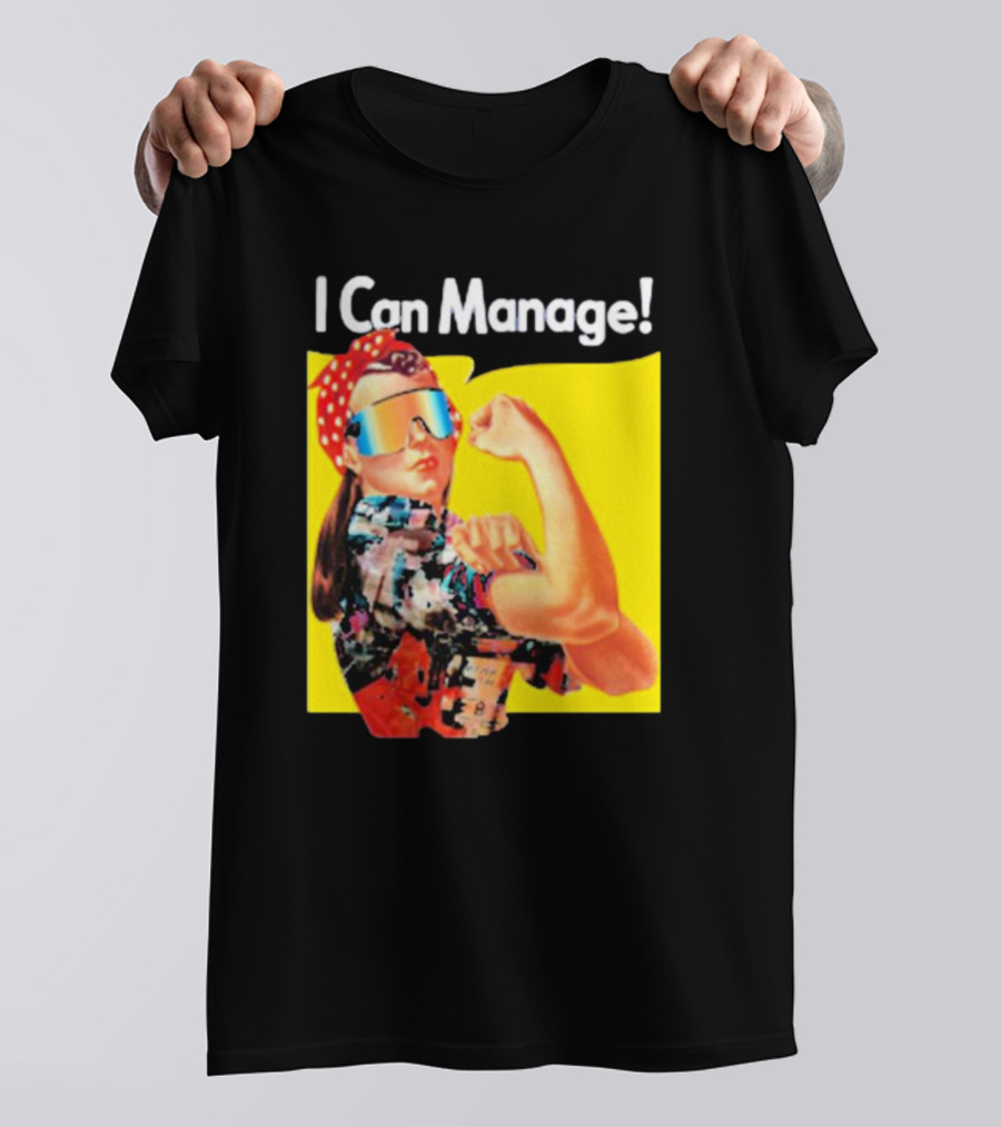 Local Dude Real Logan Ross I Can Manage Retro Iconic Concept T-Shirt