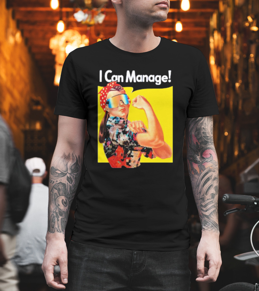 Local Dude Real Logan Ross I Can Manage Retro Iconic Concept T-Shirt