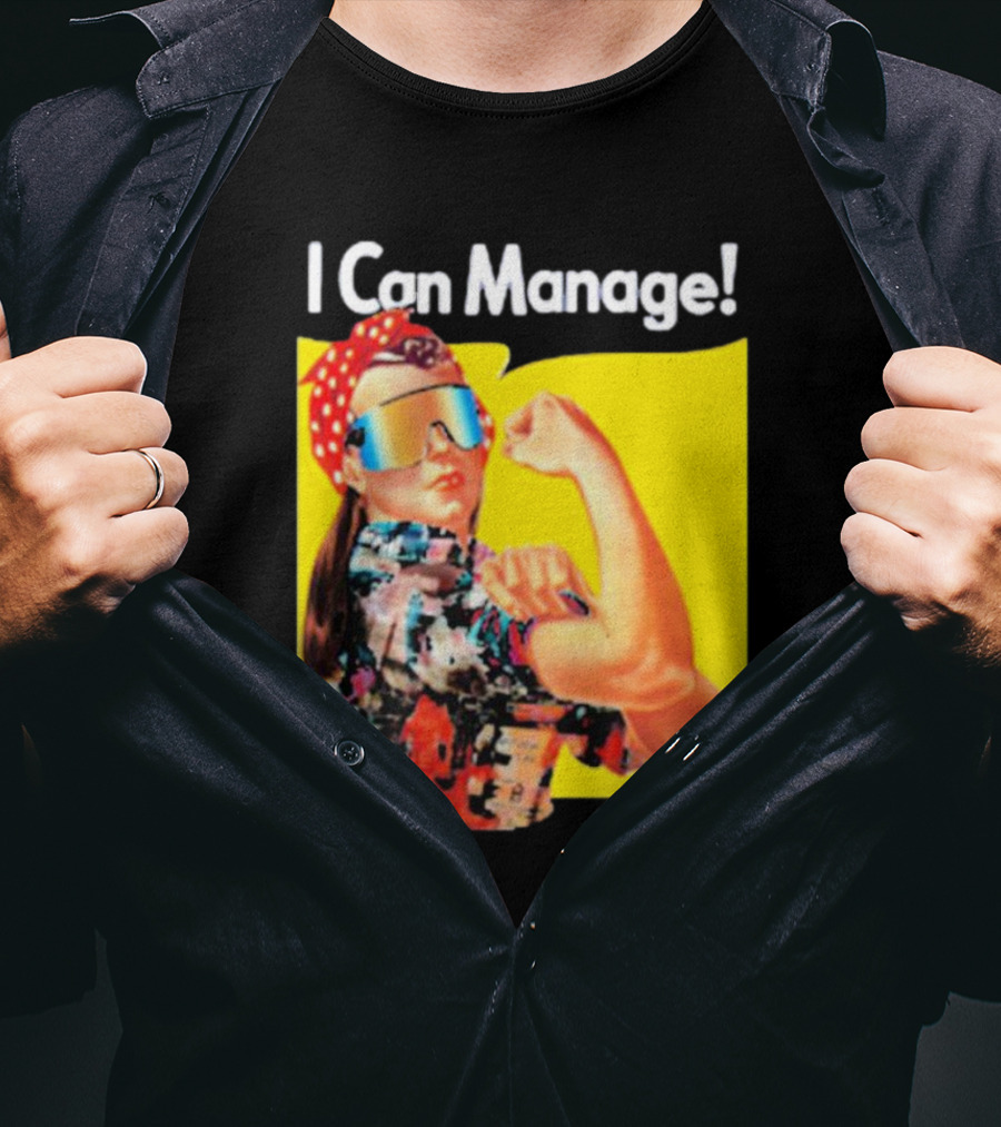 Local Dude Real Logan Ross I Can Manage Retro Iconic Concept T-Shirt