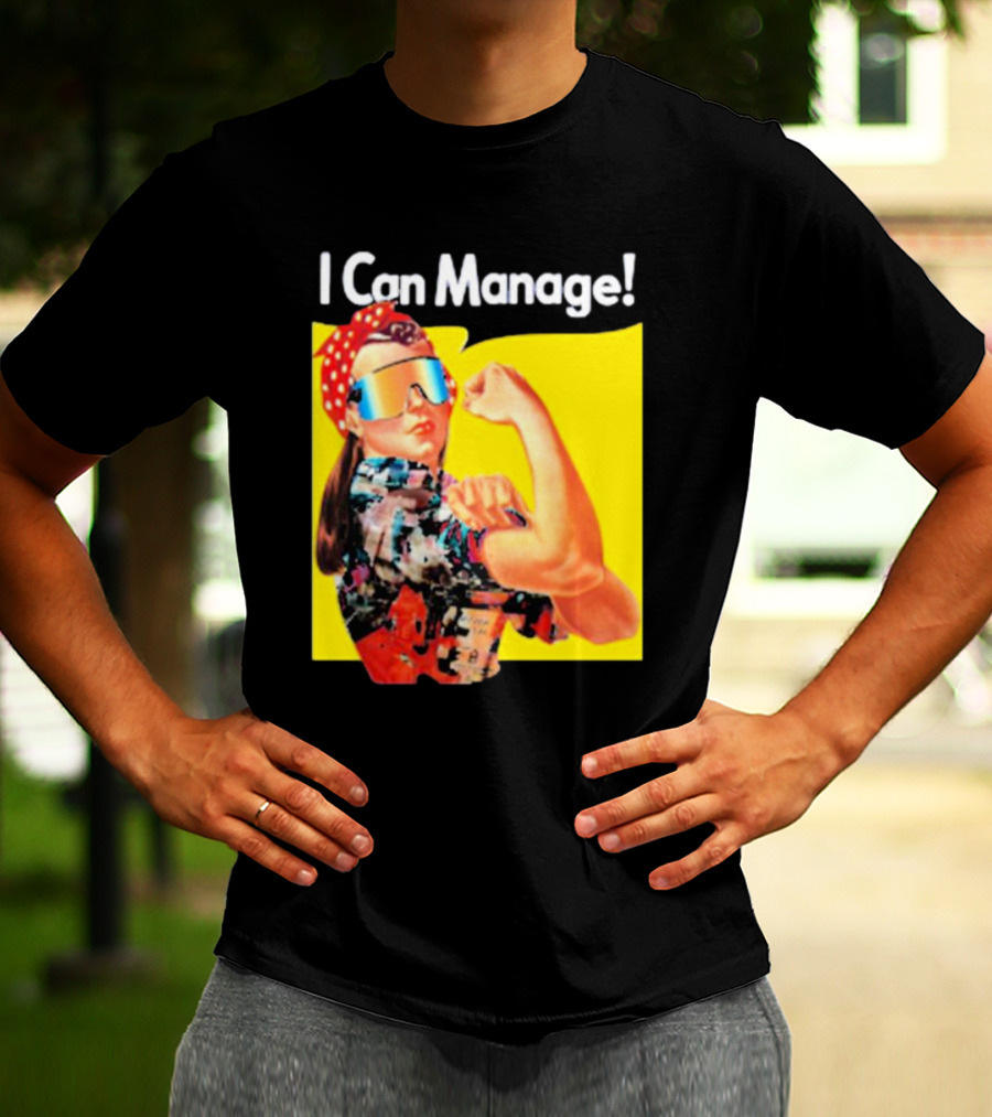 Local Dude Real Logan Ross I Can Manage Retro Iconic Concept T-Shirt