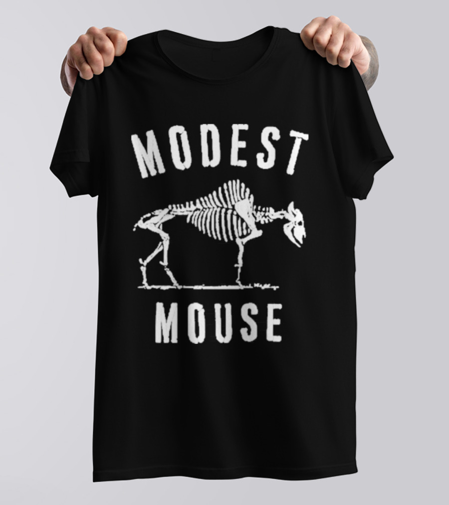 Modest Mouse Lonesome Crowded West Skeleton Buffalo T-Shirt
