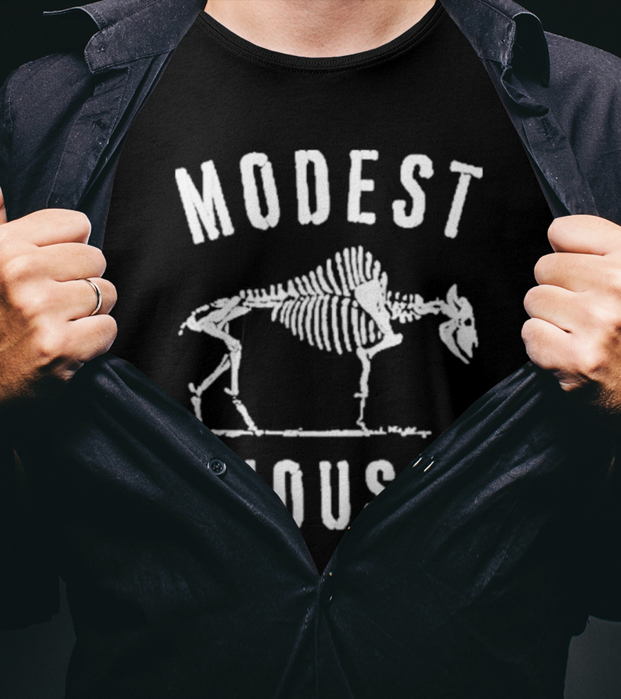 Modest Mouse Lonesome Crowded West Skeleton Buffalo T-Shirt