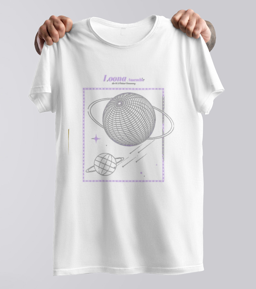 Loona Assemble The US Debut Ceremony Planetary Grid T-Shirt