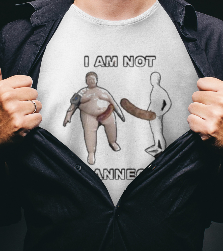 Lucca International Store I Am Not A Mannequin Sausages T-Shirt