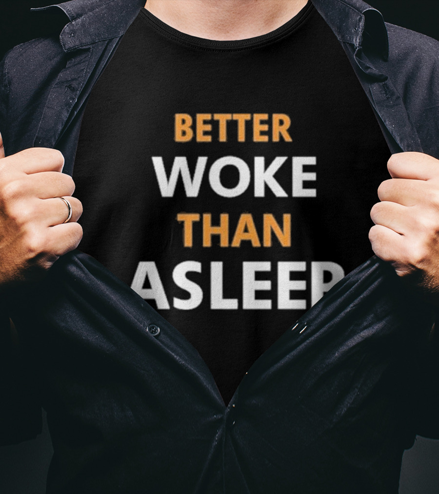 Mahogany Mommies Better Woke Than Asleep T-Shirt