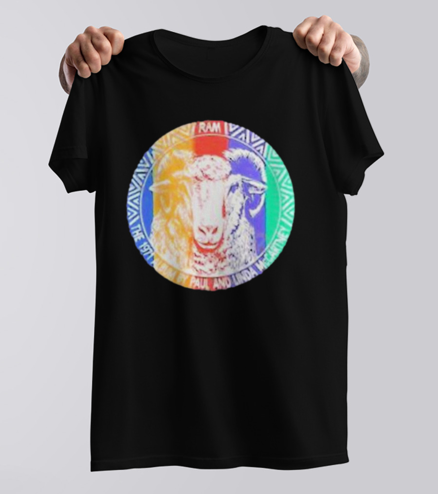 Ram The 1971 Album By Paul And Linda McCartney Multicolor T-Shirt
