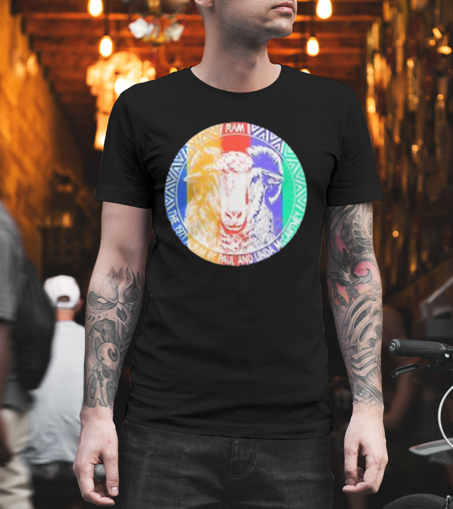 Ram The 1971 Album By Paul And Linda McCartney Multicolor T-Shirt