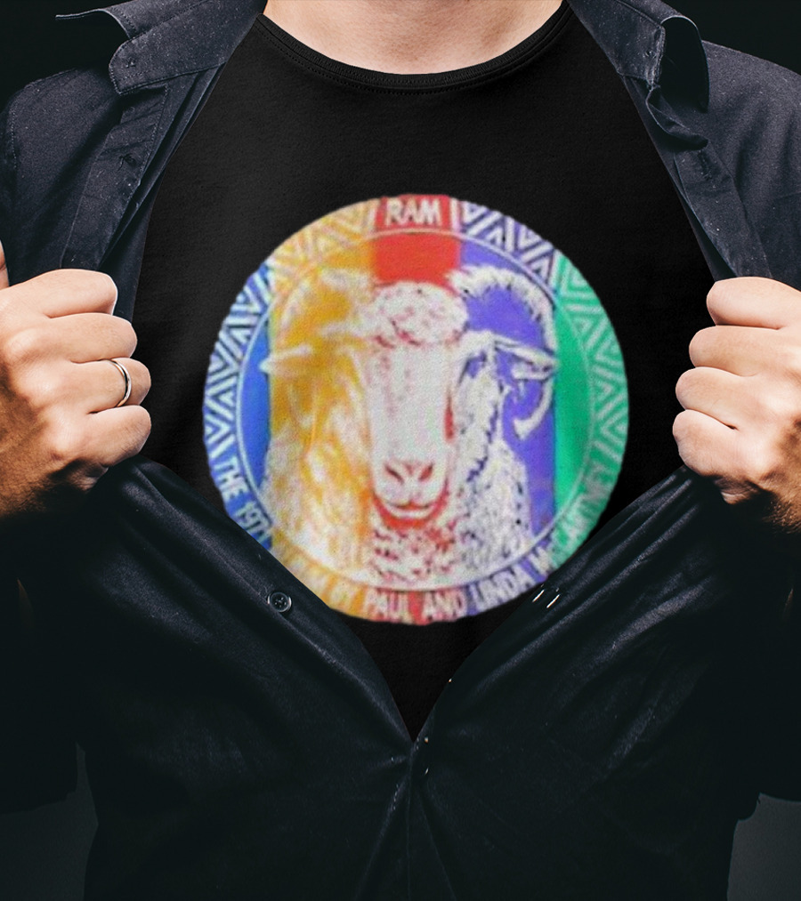 Ram The 1971 Album By Paul And Linda McCartney Multicolor T-Shirt