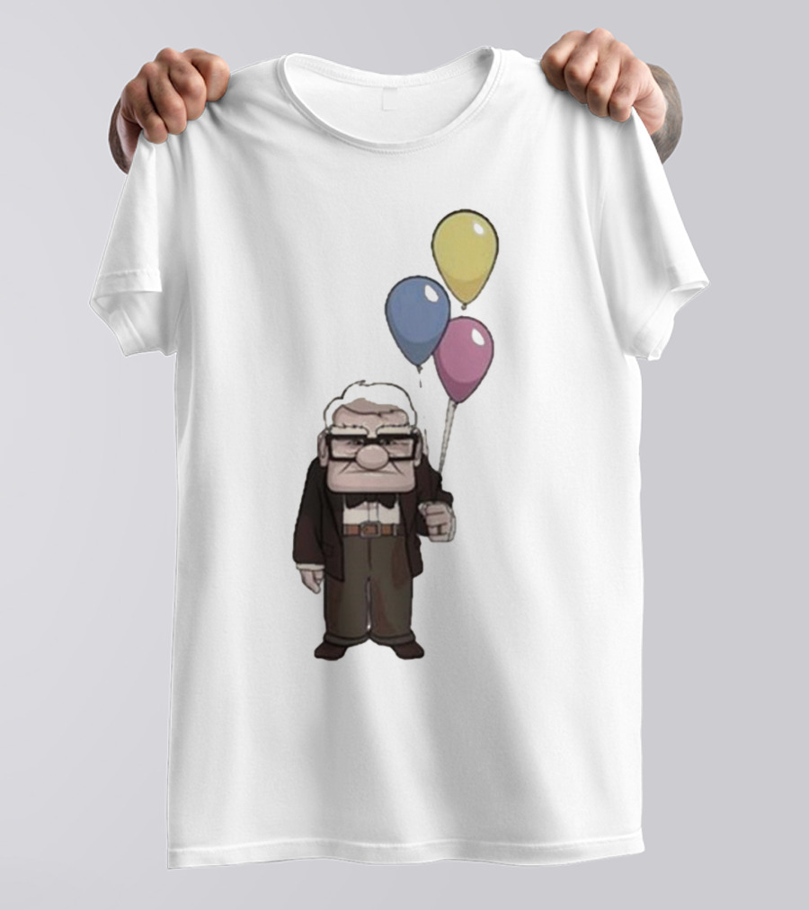 Nika Carl Fredricksen From Up Costume Geno Balloons Character T-Shirt