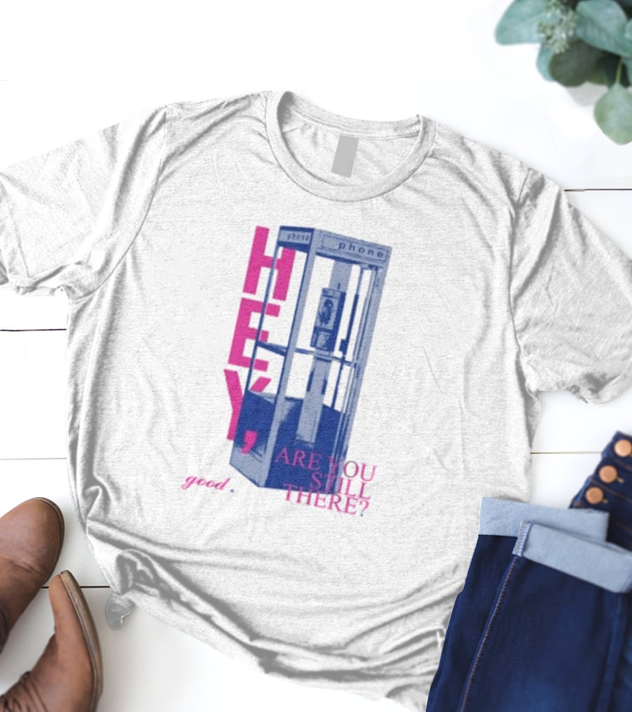 Niki Backburner Hey Are You Still There Good Phone Booth Retro T-Shirt