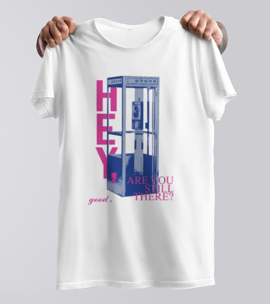 Niki Backburner Hey Are You Still There Good Phone Booth Retro T-Shirt
