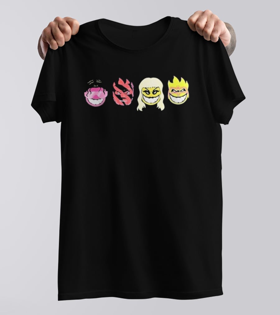 Offtherope Noon EST Grinning Icon Faces T-Shirt
