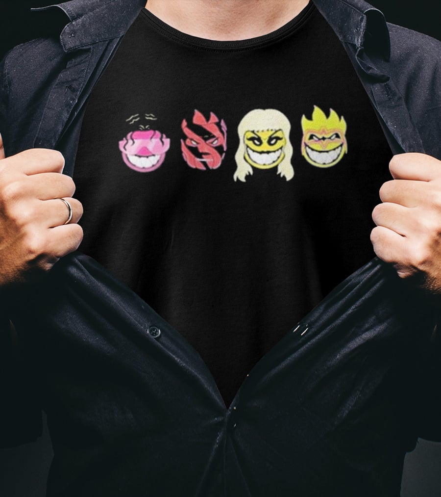 Offtherope Noon EST Grinning Icon Faces T-Shirt