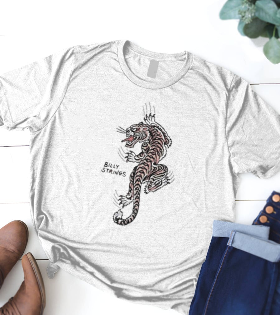 Billy Strings Old Gold Tiger Winter T-Shirt