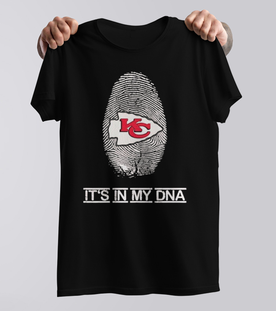 Kansas City Chiefs Fingerprint It's In My DNA T-Shirt
