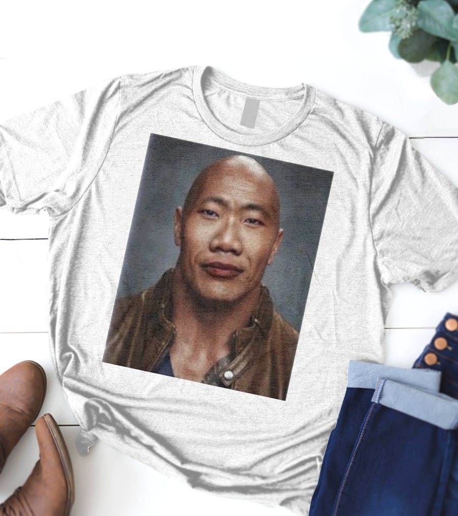 Dwayne The Wok Johnson Meme Face Mashup T-Shirt