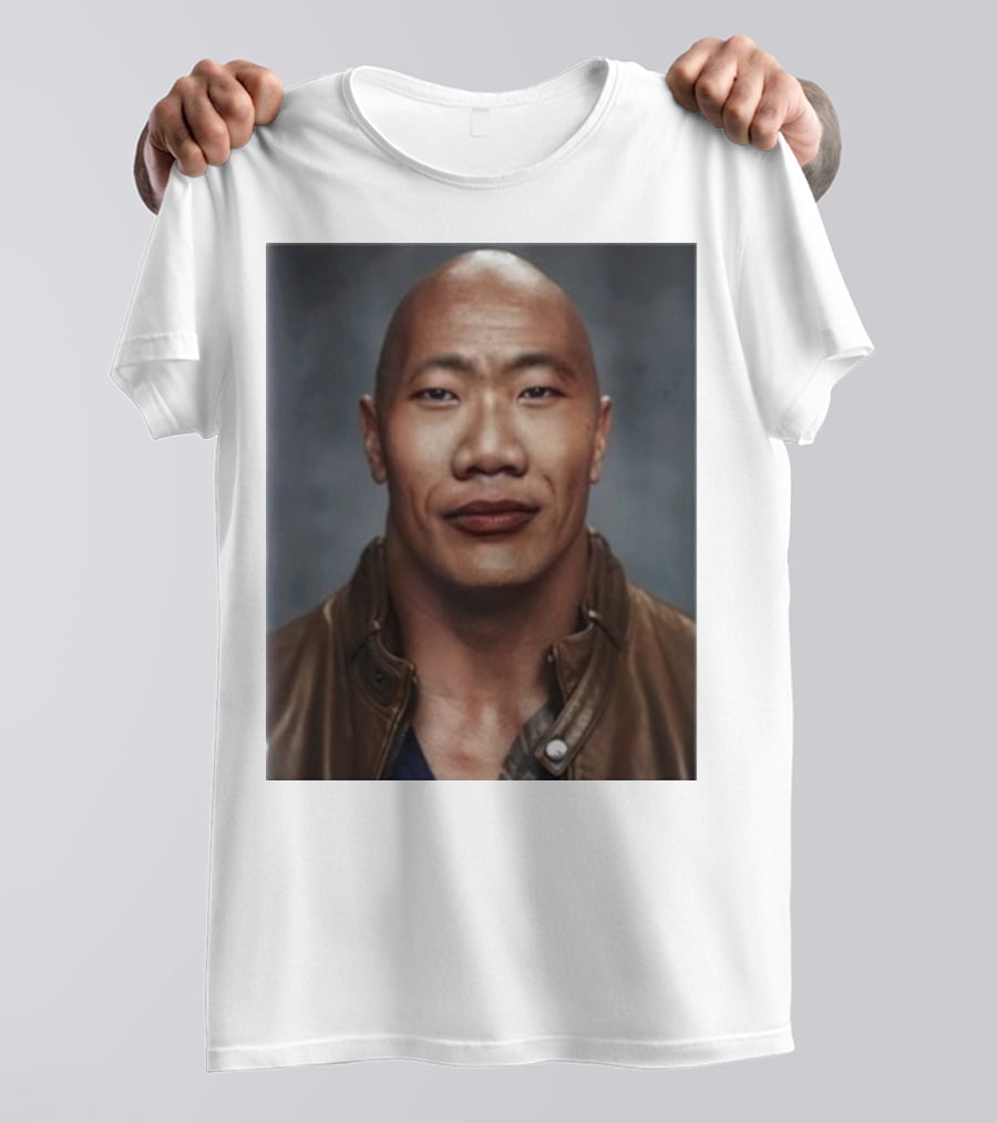 Dwayne The Wok Johnson Meme Face Mashup T-Shirt