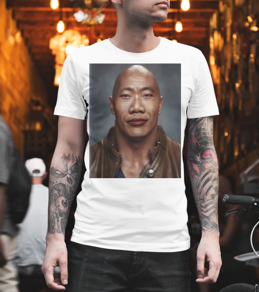 Dwayne The Wok Johnson Meme Face Mashup T-Shirt