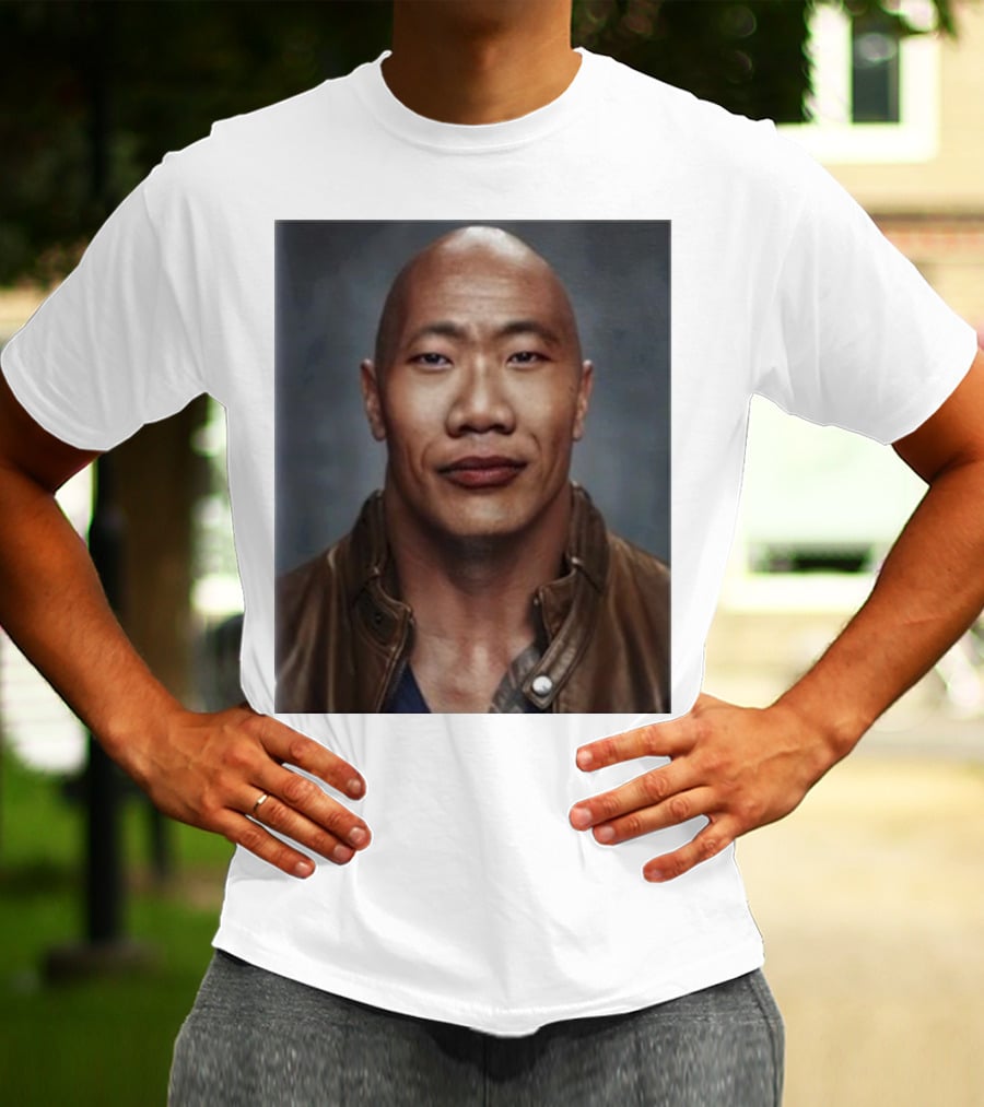Dwayne The Wok Johnson Meme Face Mashup T-Shirt