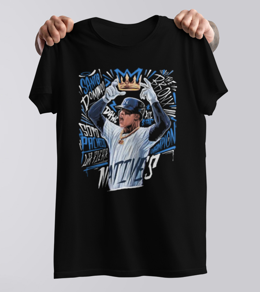 Santo Domingo Crown Champion Bronx All-Star Soto Pached Fierr Natives T-Shirt