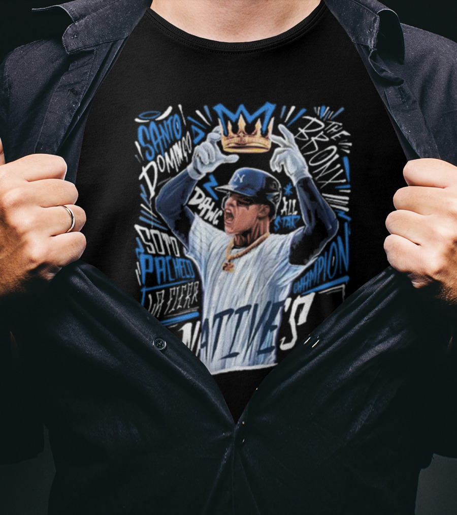 Santo Domingo Crown Champion Bronx All-Star Soto Pached Fierr Natives T-Shirt