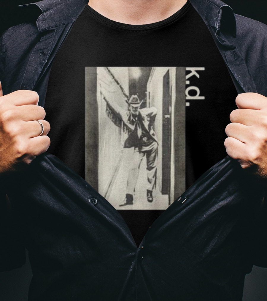 Kd Lang Country Nostalgic Vintage Cowboy Stance T-Shirt