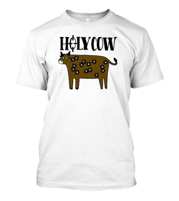 Kentucky Ballistics Holy Cow With Bullet Holes T-Shirt