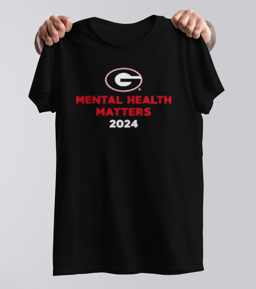 Georgia Bulldogs Mental Health Matters T-Shirt