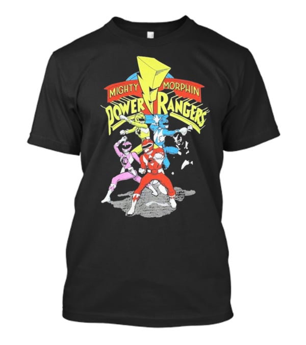 Mighty Morphin Power Rangers Classic Team T-Shirt