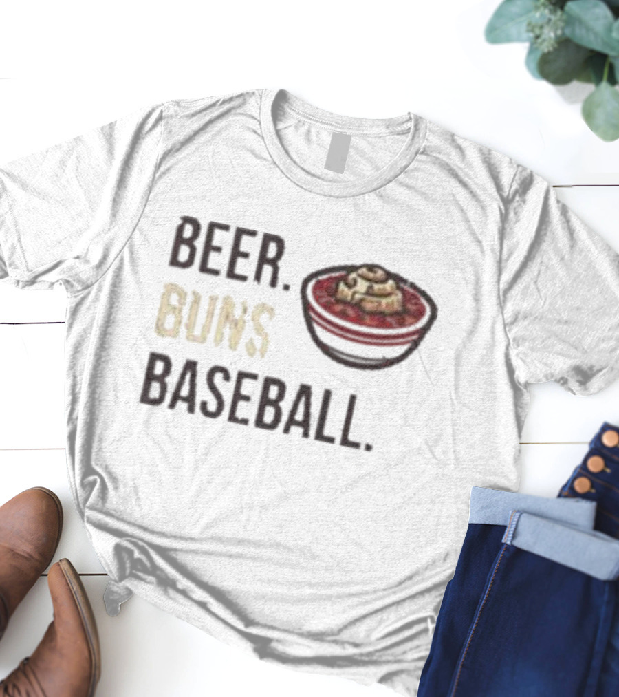 Minnesota Twins Beer Buns Baseball Fan T-Shirt