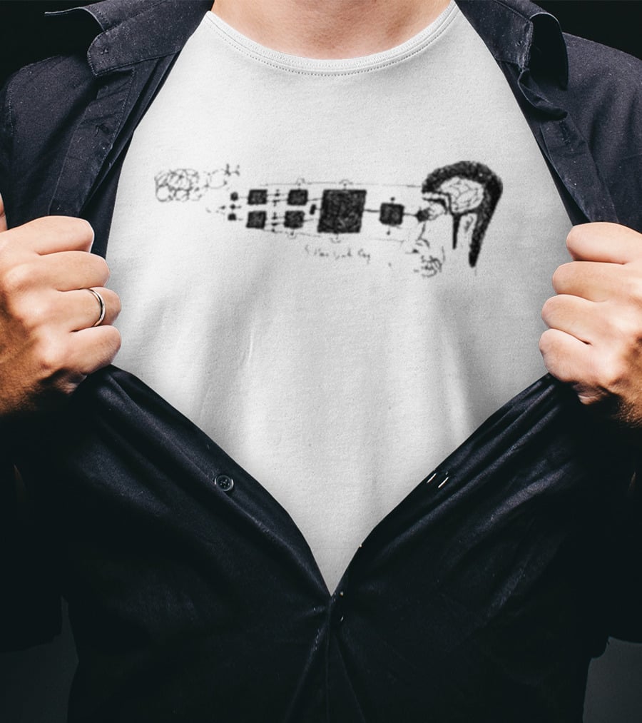 Morgaan 9 Hour Work Day Abstract Clock Face T-Shirt