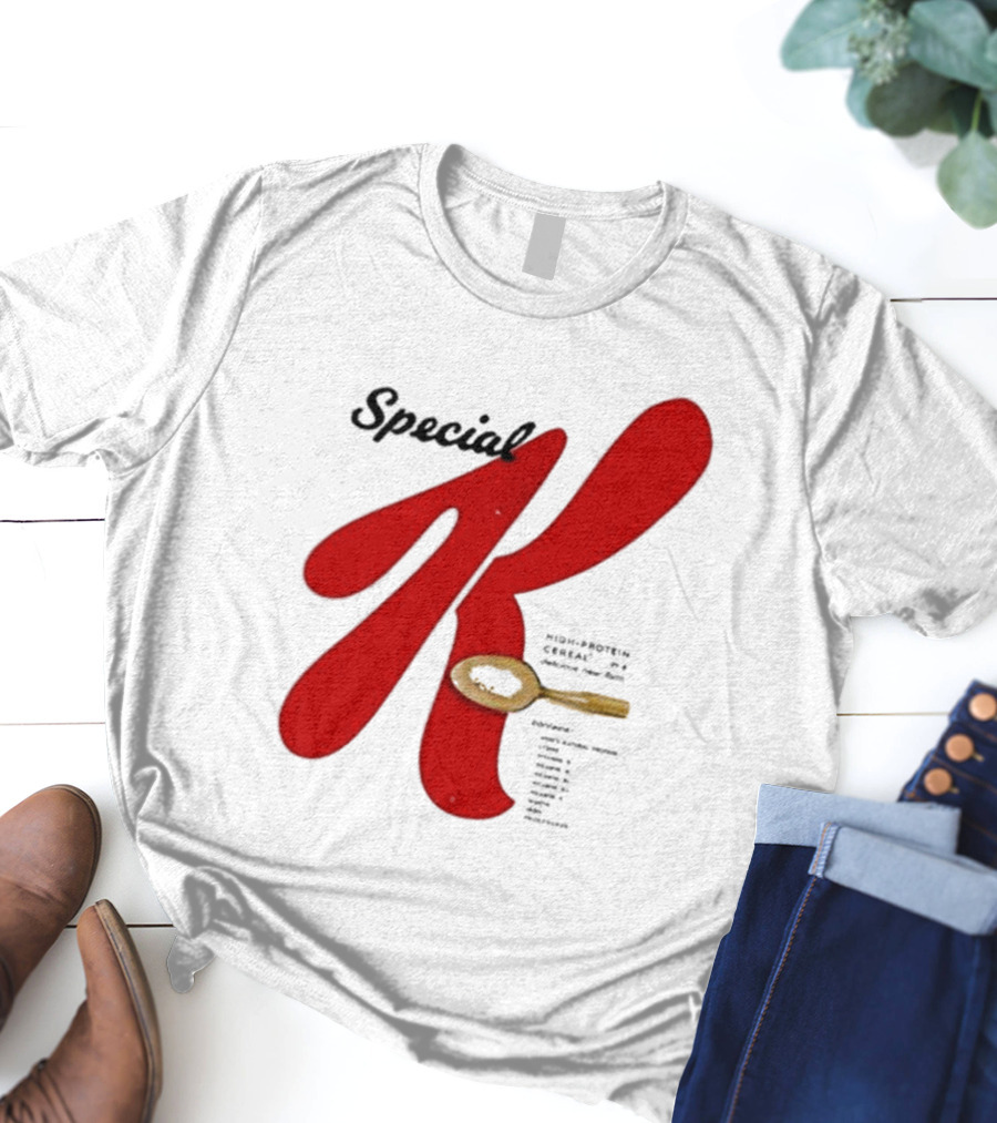Special K High Protein Cereal Ketapoloclub Spoon T-Shirt