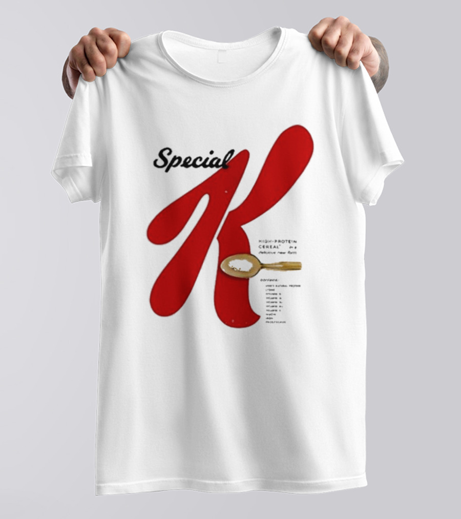 Special K High Protein Cereal Ketapoloclub Spoon T-Shirt
