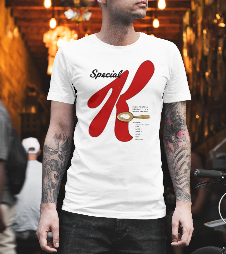 Special K High Protein Cereal Ketapoloclub Spoon T-Shirt