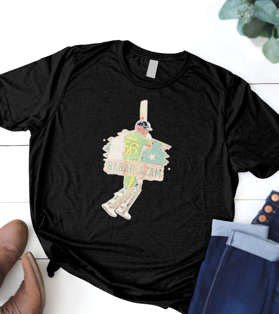 Babar Azam 56 Star Pakistan Cricket T-Shirt