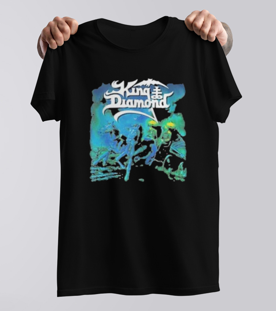 King Diamond Abigail Album Art Blue And Green T-Shirt