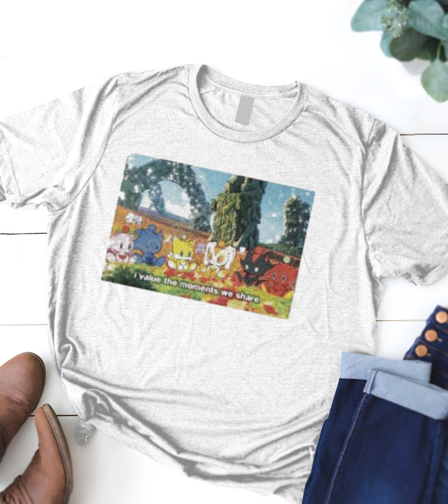 Mamono World All Character Chao I Value The Moments We Share T-Shirt