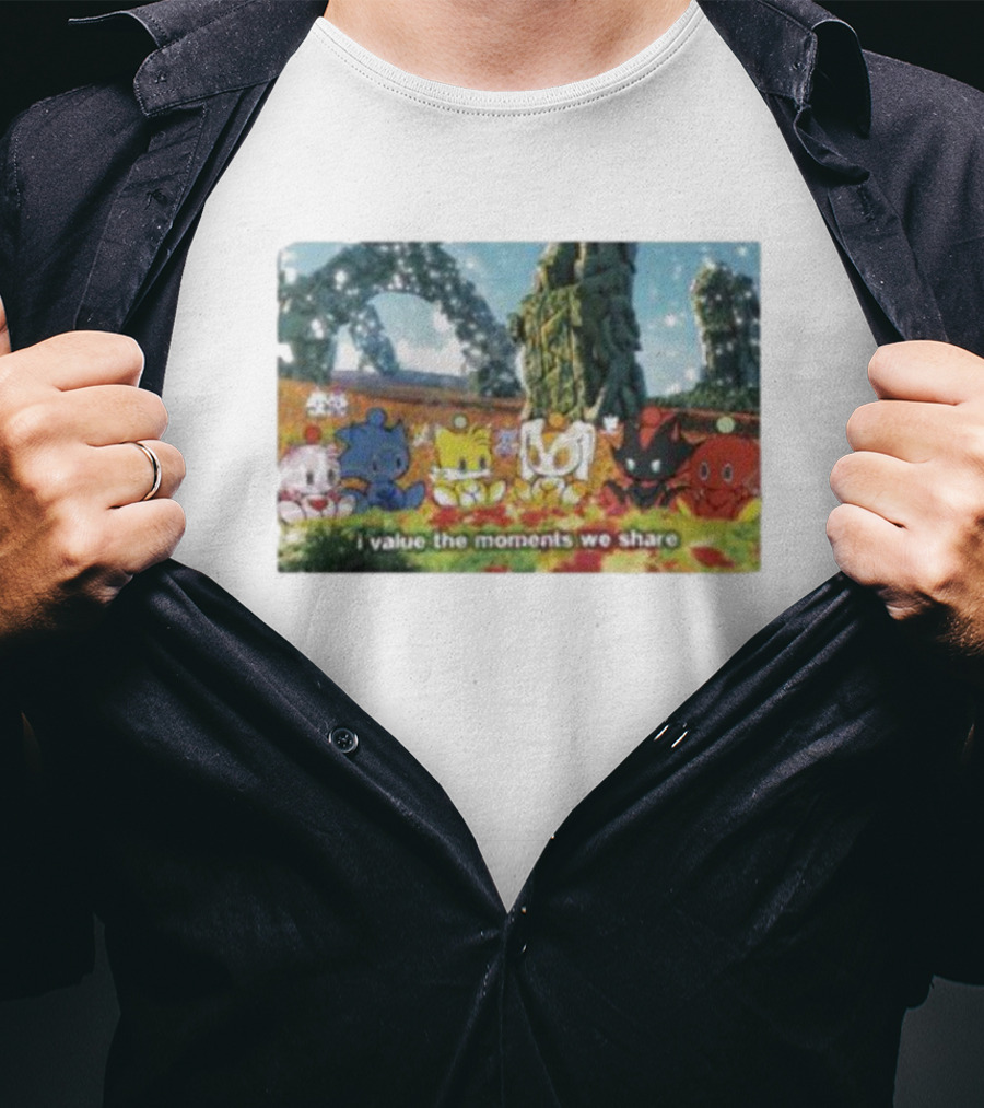 Mamono World All Character Chao I Value The Moments We Share T-Shirt