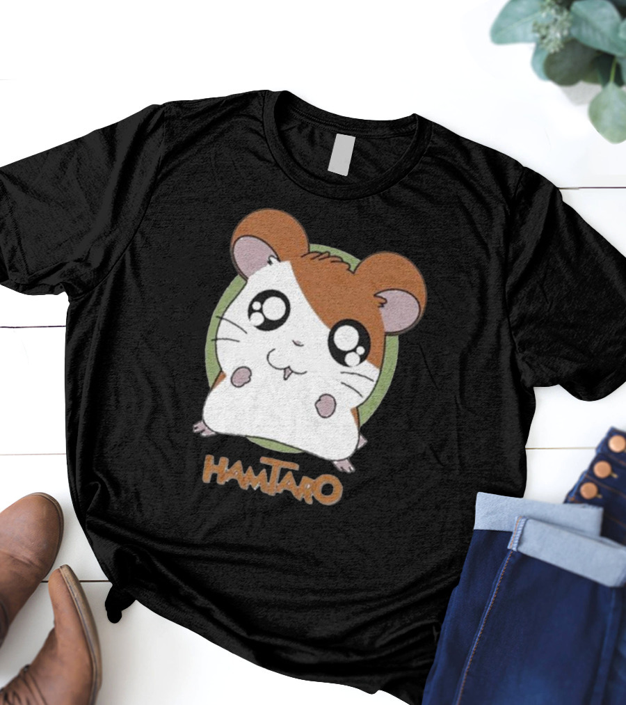 Mamono World Hamtaro Goataro Cute Hamster Friend T-Shirt