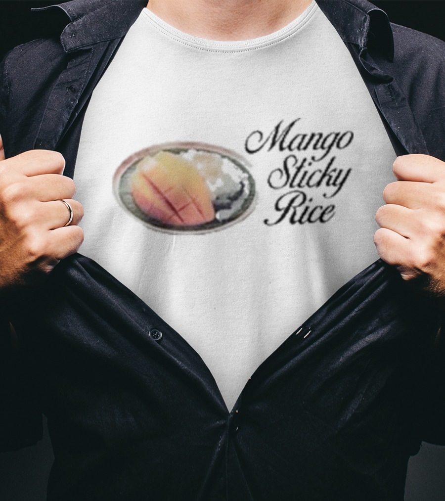 Mango Sticky Rice Tropical Fruit With Sticky Rice T-Shirt