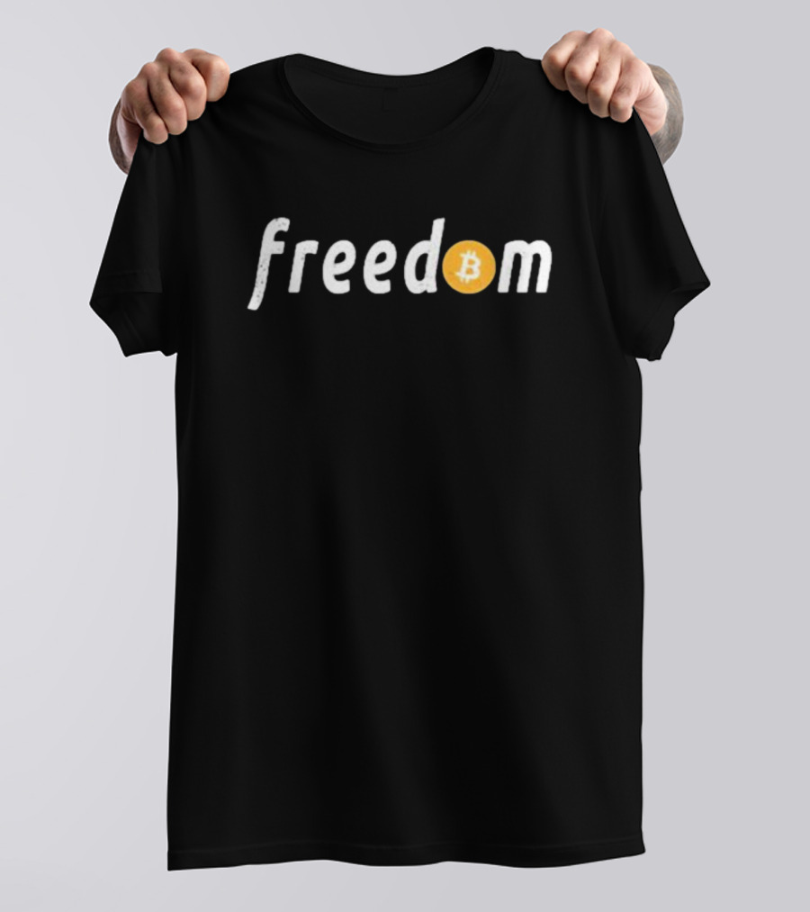 Max Keiser Freedom Bitcoin Symbol Integration T-Shirt