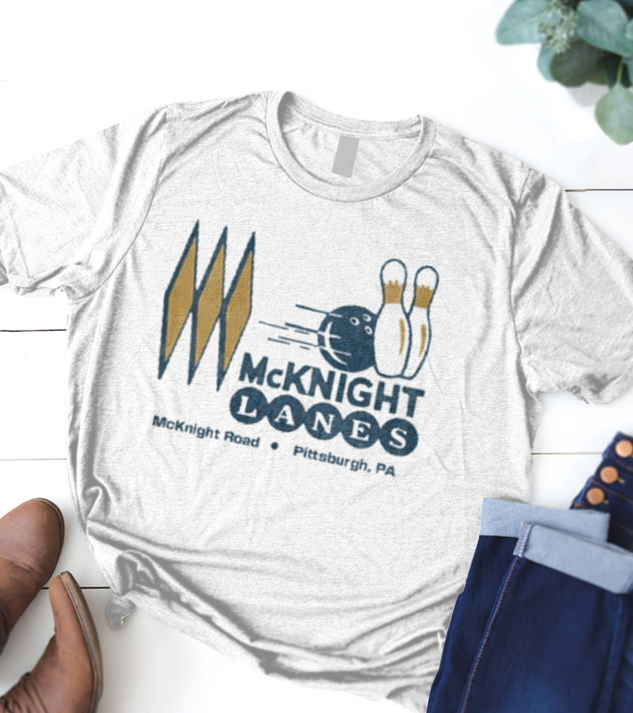 McKnight Lanes Bowling Alley McKnight Road Pittsburgh PA T-Shirt