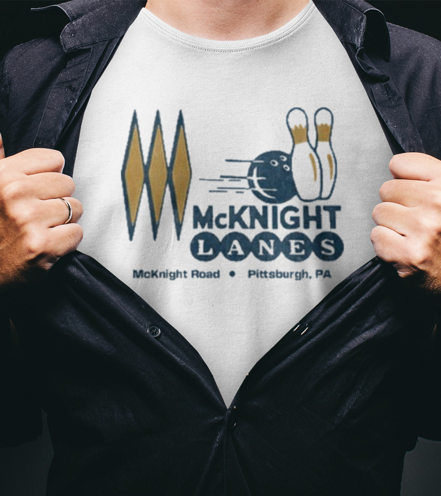 McKnight Lanes Bowling Alley McKnight Road Pittsburgh PA T-Shirt