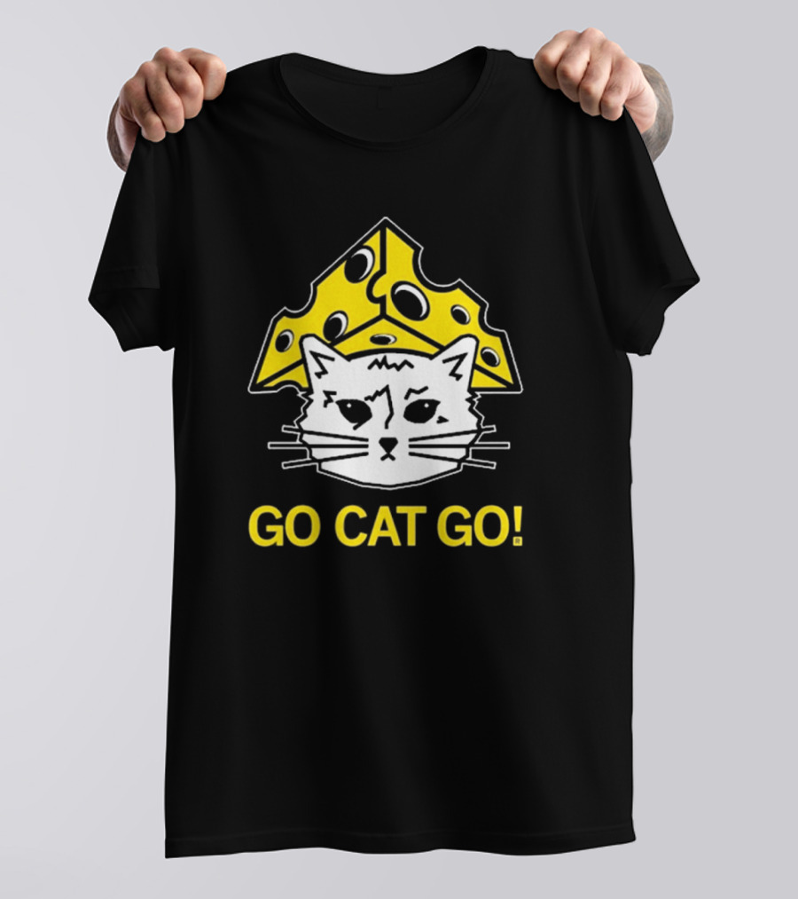 Raygun Cheesehead Go Cat Go T-Shirt
