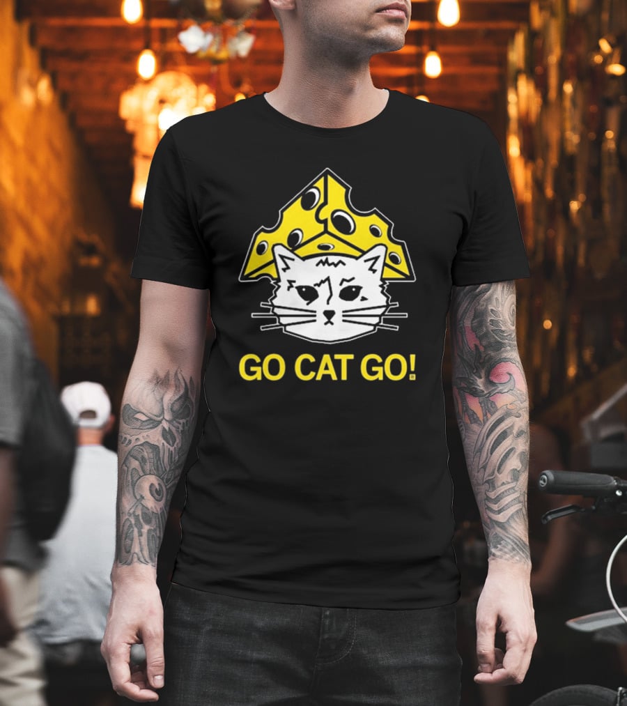 Raygun Cheesehead Go Cat Go T-Shirt