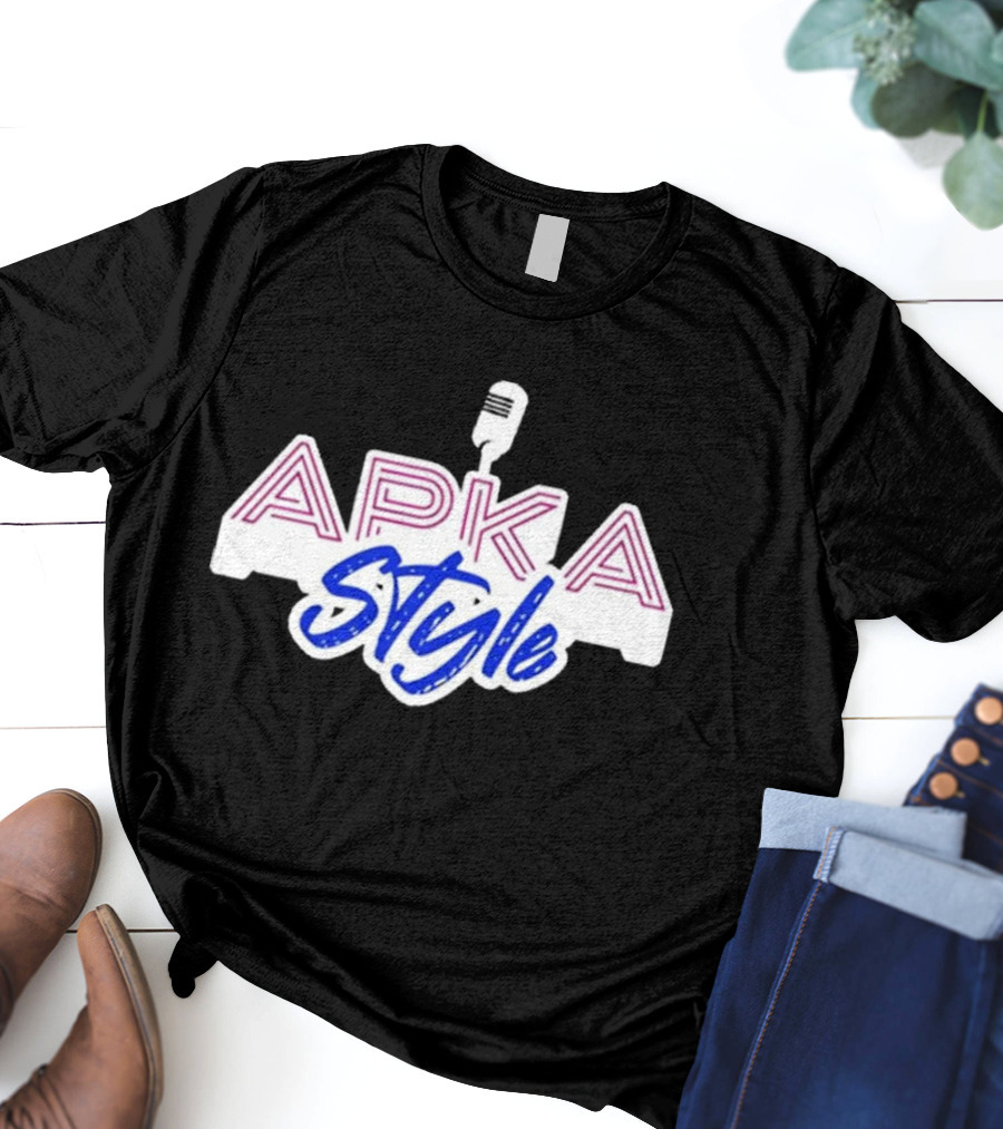 Apka Style Microphone Angaar Round T-Shirt