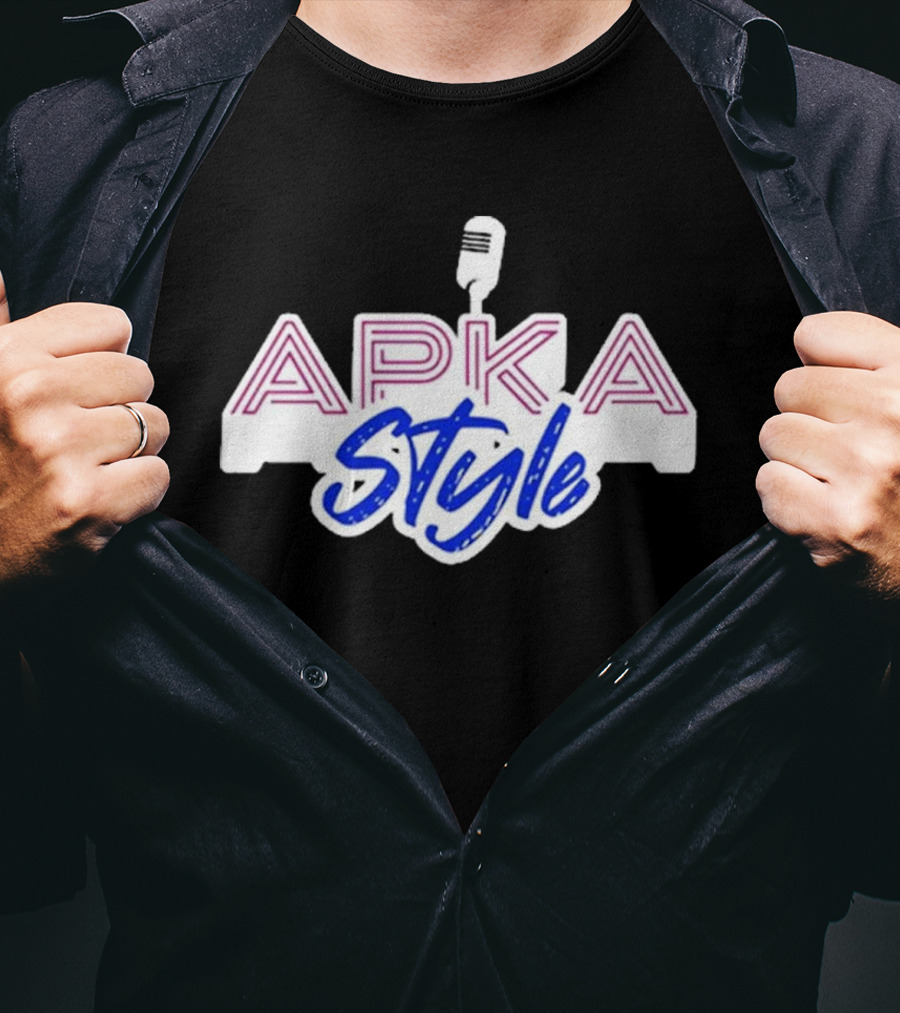 Apka Style Microphone Angaar Round T-Shirt