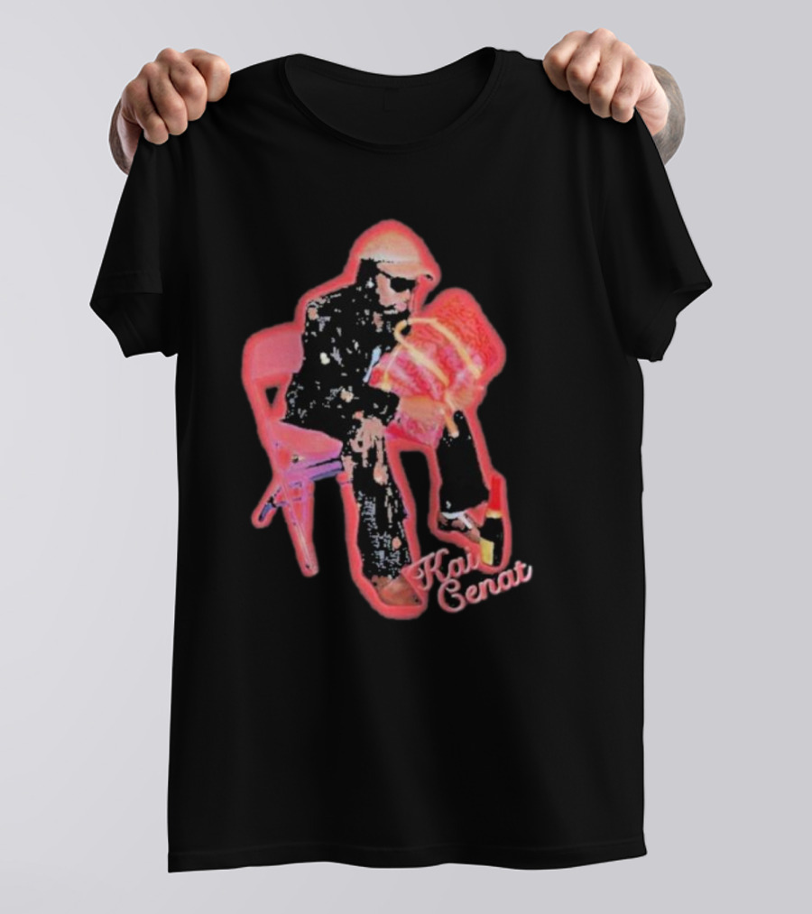Kai Cenat Neon Style Artistic Pose T-Shirt