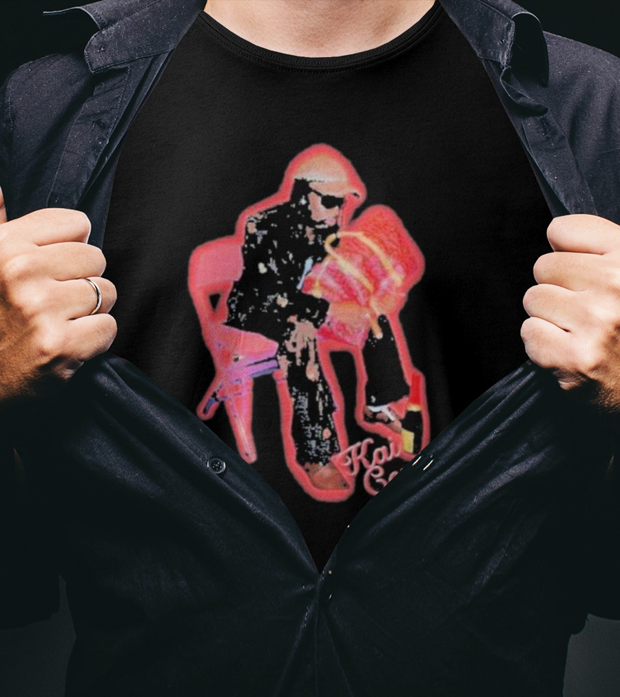 Kai Cenat Neon Style Artistic Pose T-Shirt