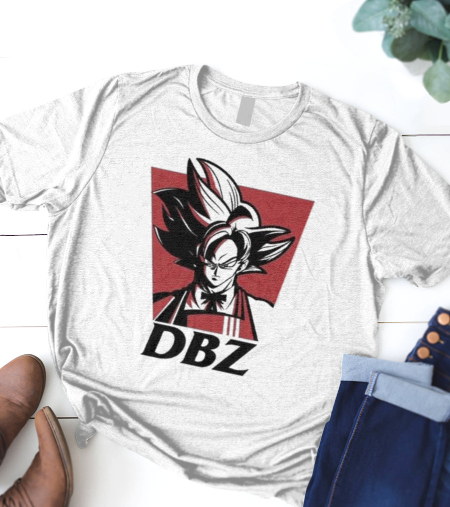 DBZ Kakarot Fried Chicken KFC Fusion T-Shirt